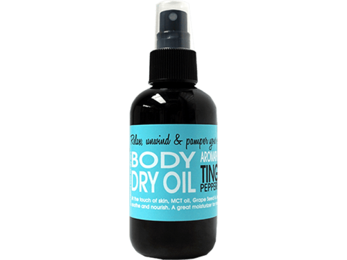 Tingly Peppermint Dry Body Oil